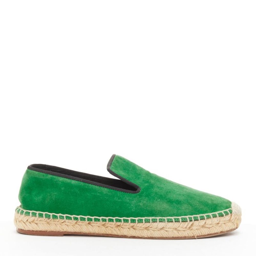 Celine Suede Grosgrain Espadrilles